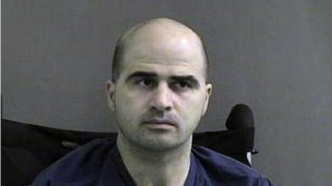 Retrato del exmayor del ejército estadounidense Nidal Malik Hasan.